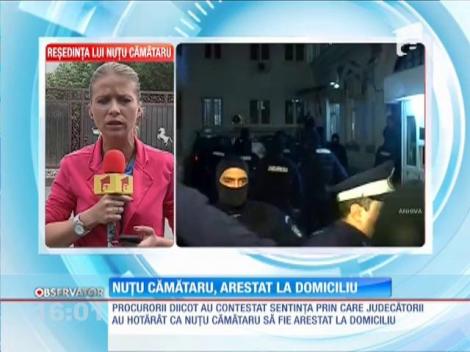 Nuţu Cămătaru, arestat la domiciliu
