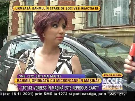Adriana Bahmuţeanu, spionată cu microfoane în mașină!