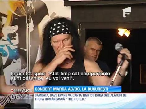 Dave Evans, primul solist al trupei AC/DC, concert la Bucureşti