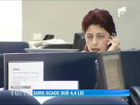 Moneda Euro, la cel mai mic nivel din ultimele zece luni