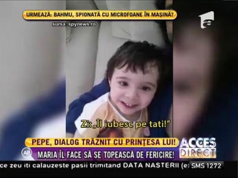 Fetiţa lui Pepe a început să vorbească!