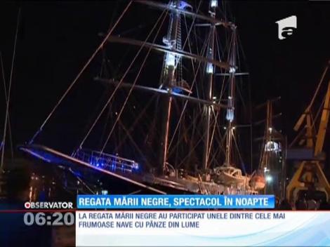 Regata Mării Negre, spectacol în noapte
