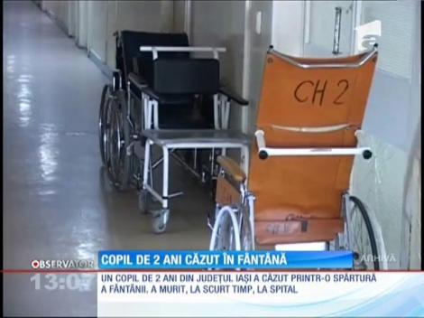 Copil de doi ani, căzut în fântână