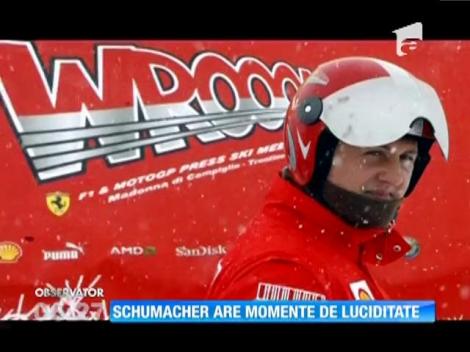Michael Schumacher are momente de luciditate