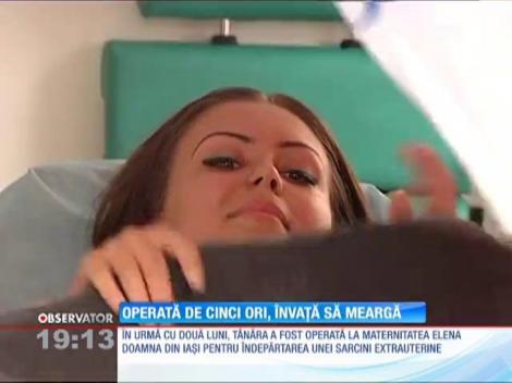 Tânara din Botoşani, operată de cinci ori pentru îndepărtarea unei sarcini extrauterine, a făcut primele declaraţii