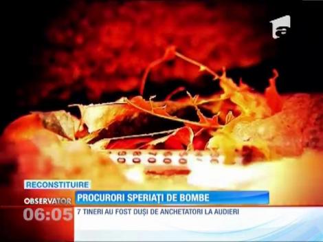 Procurorii au dat buzna în casele unor traficanţi de droguri, dar au fost speriaţi de bombe