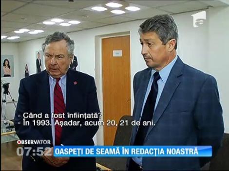 Oameni de seamă în redacţia Observator