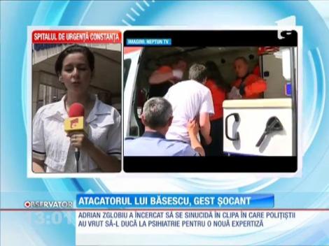 Atacatorul lui Băsescu a încercat să se sinucidă