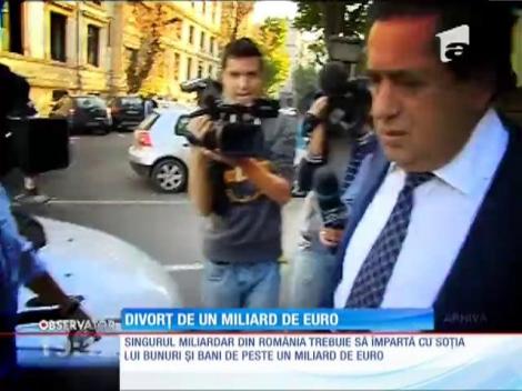 Divorţ de un miliard de euro! Atât trebuie să împartă afaceristul Ioan Niculae cu soţia lui