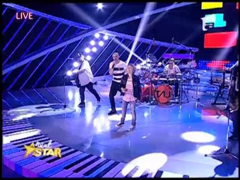 Fără griji şi... cu mult talent! Denisa Lucan şi Voltaj, împreună pe scena "Next Star"