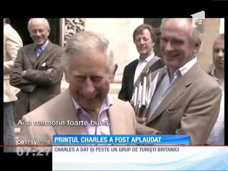 Prinţului Charles, aplaudat în Braşov