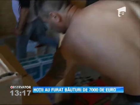 Club de lux , prădat de hoţi. Au dispărut băuturi alcoolice în valoare de peste 7.000 de euro