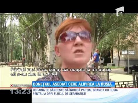 Rebelii din Doneţsk ar fi doborât un elicoper al armatei ucrainene