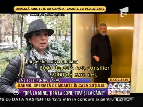 Adriana Bahmuţeanu, speriată de moarte în casa soţului!