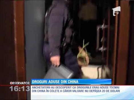 Ofiţerii DIICOT din Sibiu au făcut o captură de droguri aduse din China