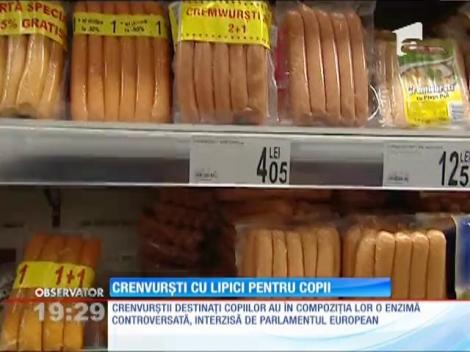 Resturi de carne, piele şi lipici! Ingredientele unor produse vândute ca mezeluri pentru copii