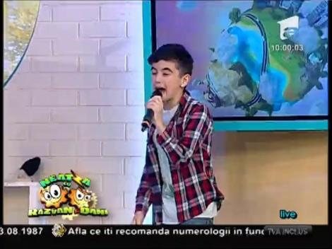 Omar Arnaout aduce veselia la Neatza! A cântat piesa "Happy"