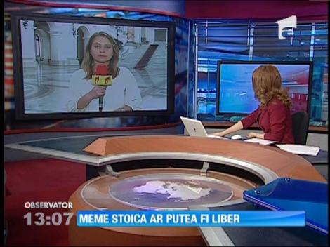 Meme Stoica ar putea fi liber