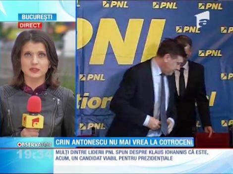 Crin Antonescu nu mai vrea la Cotroceni