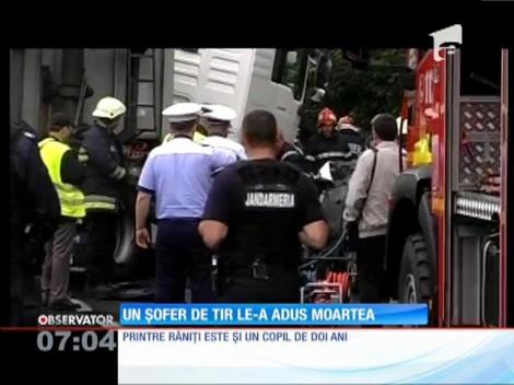 Tragedie provocată de un șofer de TIR
