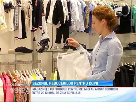 Sezonul reducerilor pentru copii