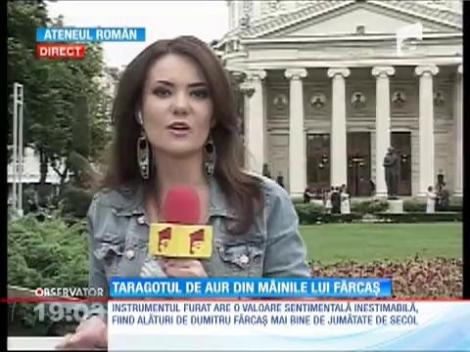 UPDATE / Dumitru Fărcaş, lăsat de hoți fără taragot