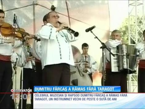 Dumitru Fărcaş, lăsat de hoți fără taragot
