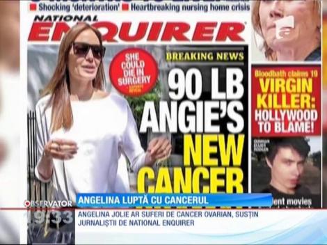Angelina Jolie luptă cu cancerul
