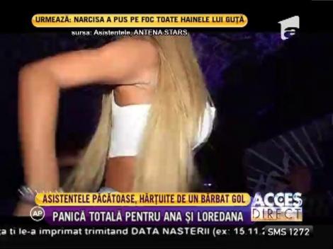 Loredana Chivu şi Ana-Maria Mocanu, hărţuite de un bărbat gol