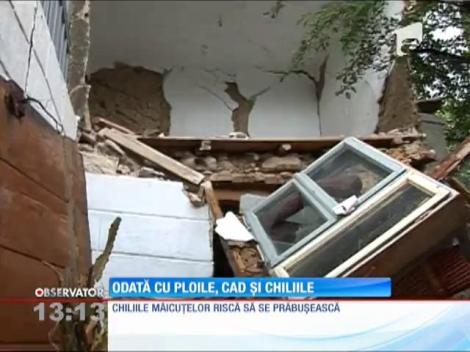 Măicuţe evacuate din Chilii, din cauza alunecărilor de teren