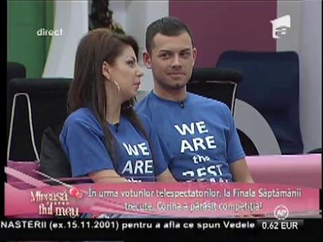 Impresiile Corinei, la scurt timp după ce a fost eliminată!