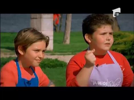 Teodora, Elena și Omar au venit cu surprize pentru finaliștii Junior Chef