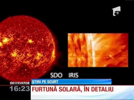 Furtună solară, dată publicităţii de NASA