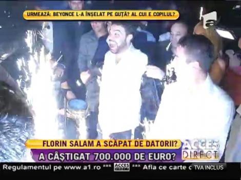 Florin Salam a câştigat 700.000 de euro la casino!