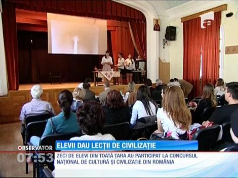 Elevii dau lecţii de civilizaţie