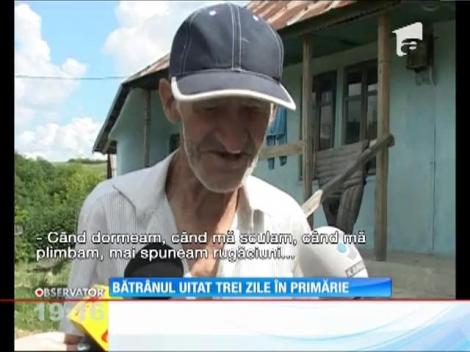 S-a dus după o adeverinţă la primărie şi a rămas prizonier trei zile în clădire!