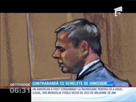 Condamnat la închisoare pentru contrabandă cu fosile de dinozauri