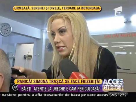 Panică! Simona Traşcă se face frizeriţă