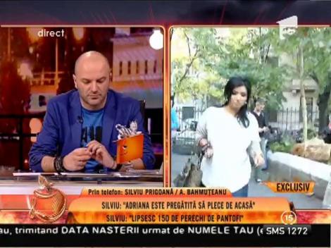 Adriana Bahmuţeanu: ”Mi-e frică să las copiii cu Silviu Prigoană”