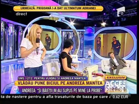 Sub bagheta lui Bogdan Vlădău, "Burlăcița" trece la munca de jos! Uite-o pe Andreea Mantea în ipostaze inedite!