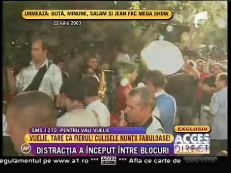 Maneliști unul și unul! Vali Vijelie, în exclusivitate la "Acces Direct", IMAGINI FABULOASE de la nunta sa