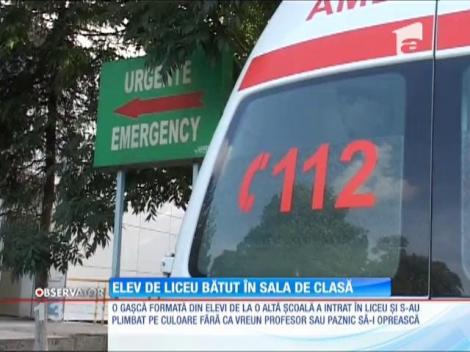 Elev de liceu, bătut în sala de clasă