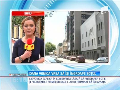 Ioana Vonica vrea să îşi îngroape soţul