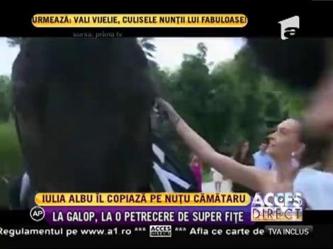 Iulia Albu îl copiază pe Nuţu Cămătaru