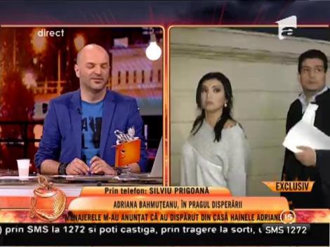Silviu Prigoană: ”Dacă Adriana stă cu familia cum am programat, marți depun actele de divorț”