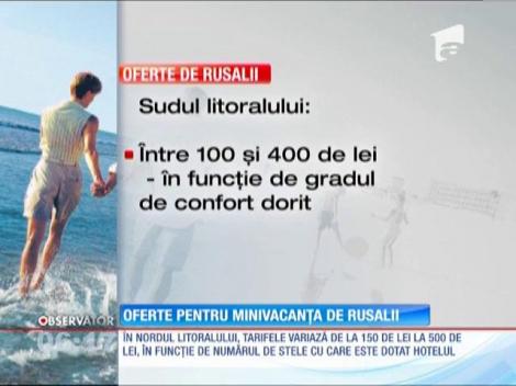 Oferte pentru minivacanţa de Rusalli