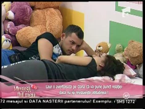 Confruntarea lingvistică între Oana şi Laur