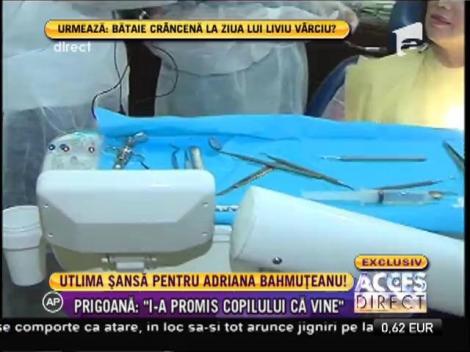 Adriana Bahmuţeanu, pe masa de operaţie!