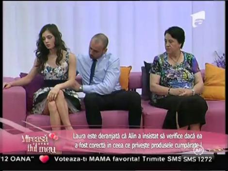 Calculul bugetului de cumpărături a provocat o dispută aprinsă între Laura şi Alin!