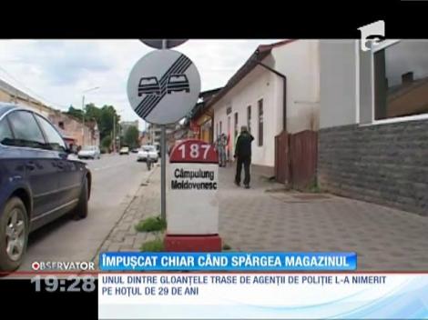 UPDATE / Hoţ oprit cu focuri de armă